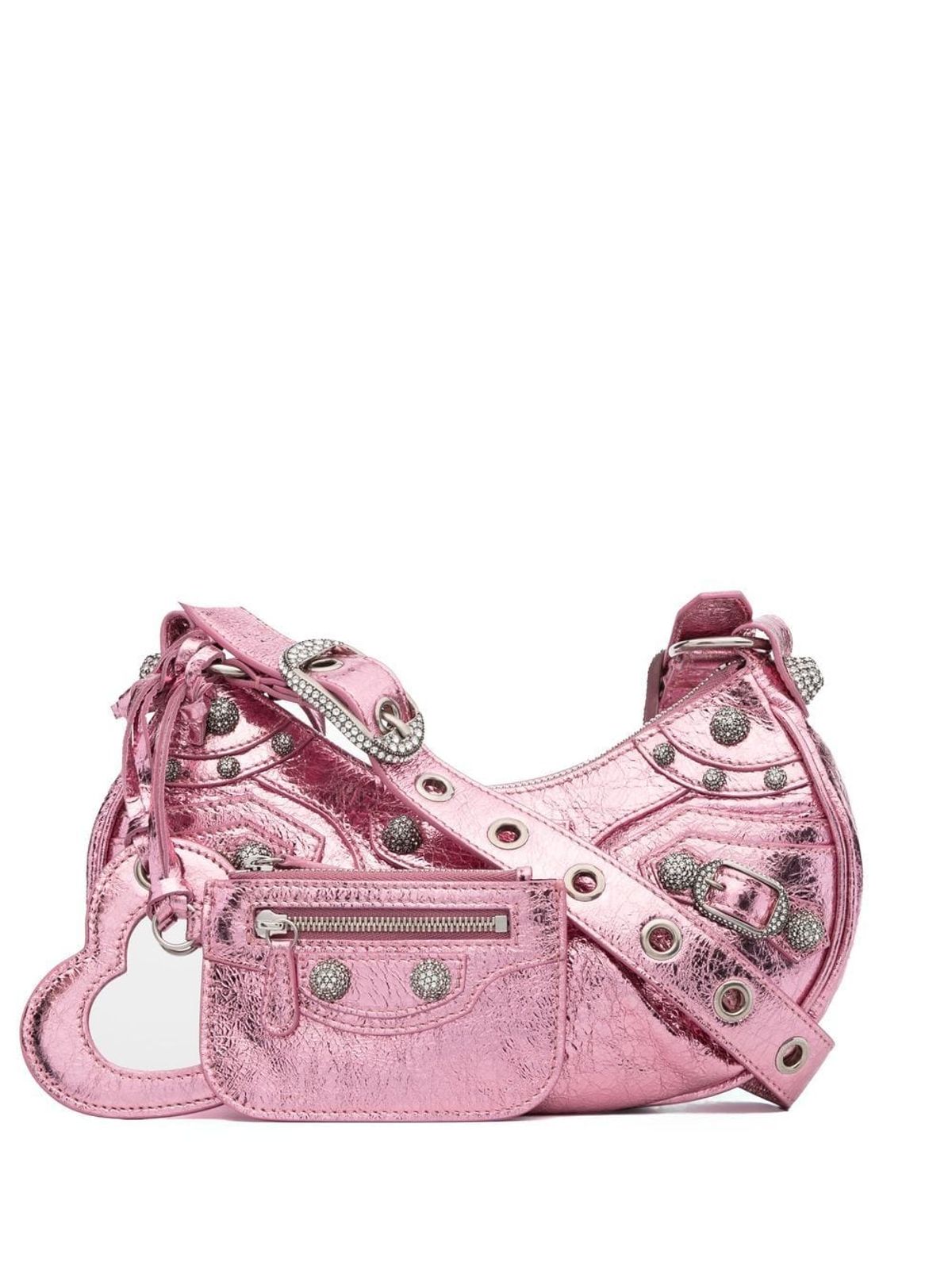 Balenciaga Xs Le Cagole Shoulder Bag In Pink