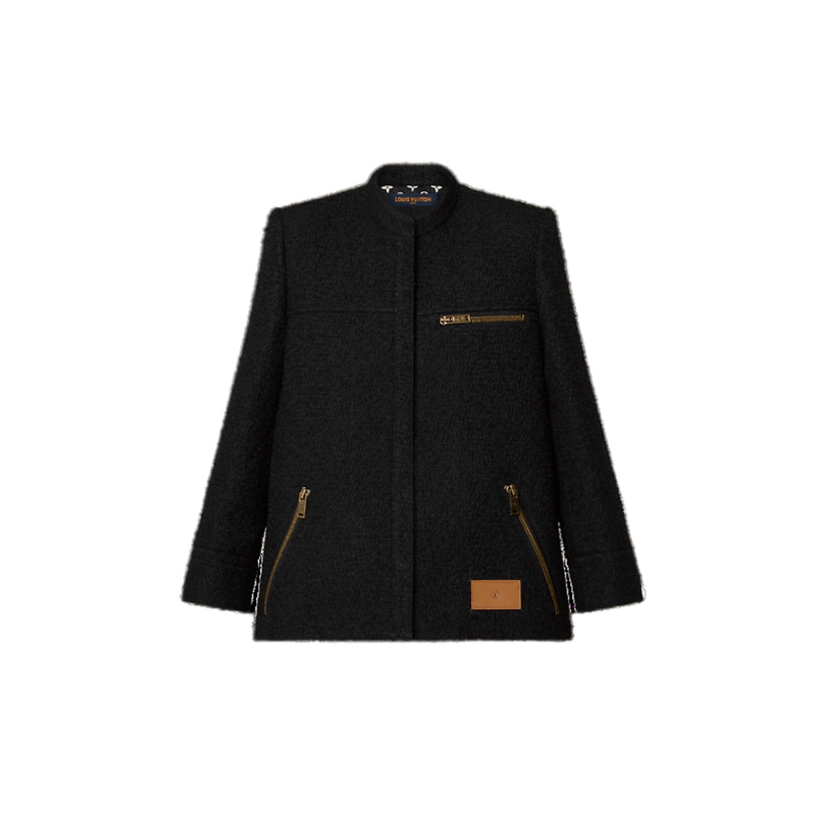 Louis Vuitton Boucle Wool Officer Jacket