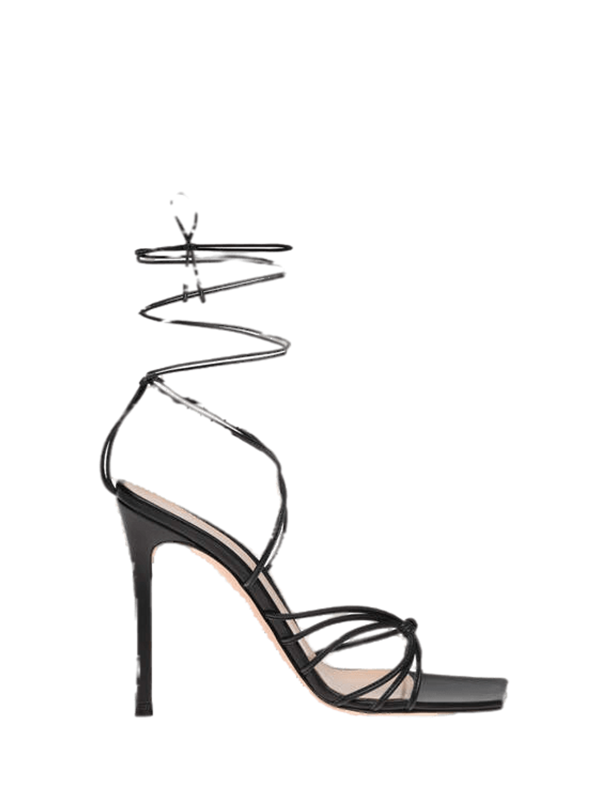 Gianvito Rossi Black Leather Sylvie