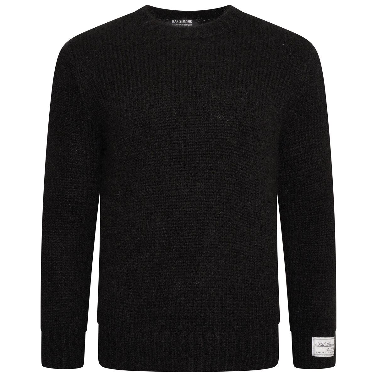 Rick Owens Black Mohair Sweater