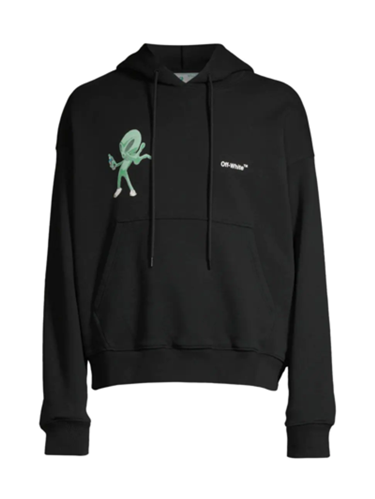 Off-White Alien Spray World Skate Cotton Hoodie