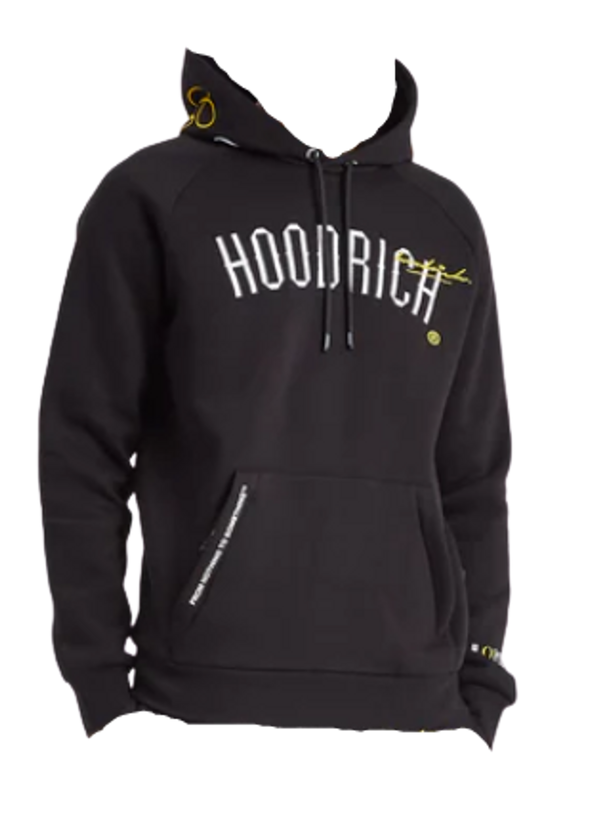 Hoodrich Black And Daffodil Og Heat Hoodie