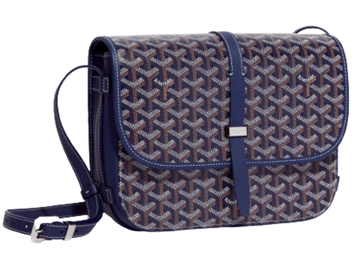 Goyard Belvedere MM Purple Bag