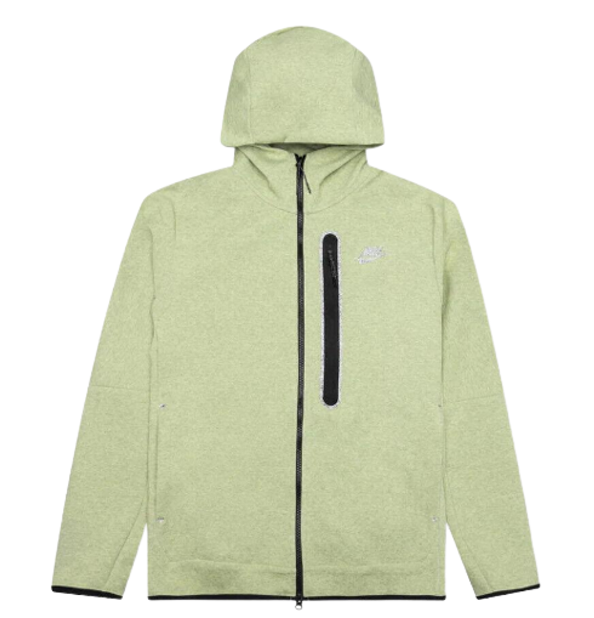 Nike Tech Fleece Lime Full-Zip Hoodie