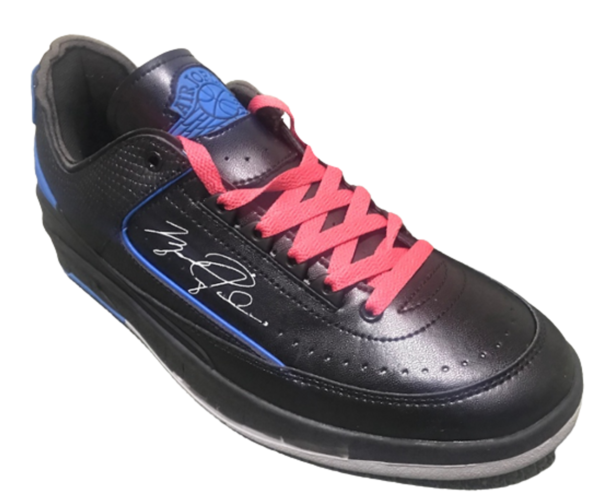 Jordan × Off-White Air Jordan 2 Low Black Royal Sneakers