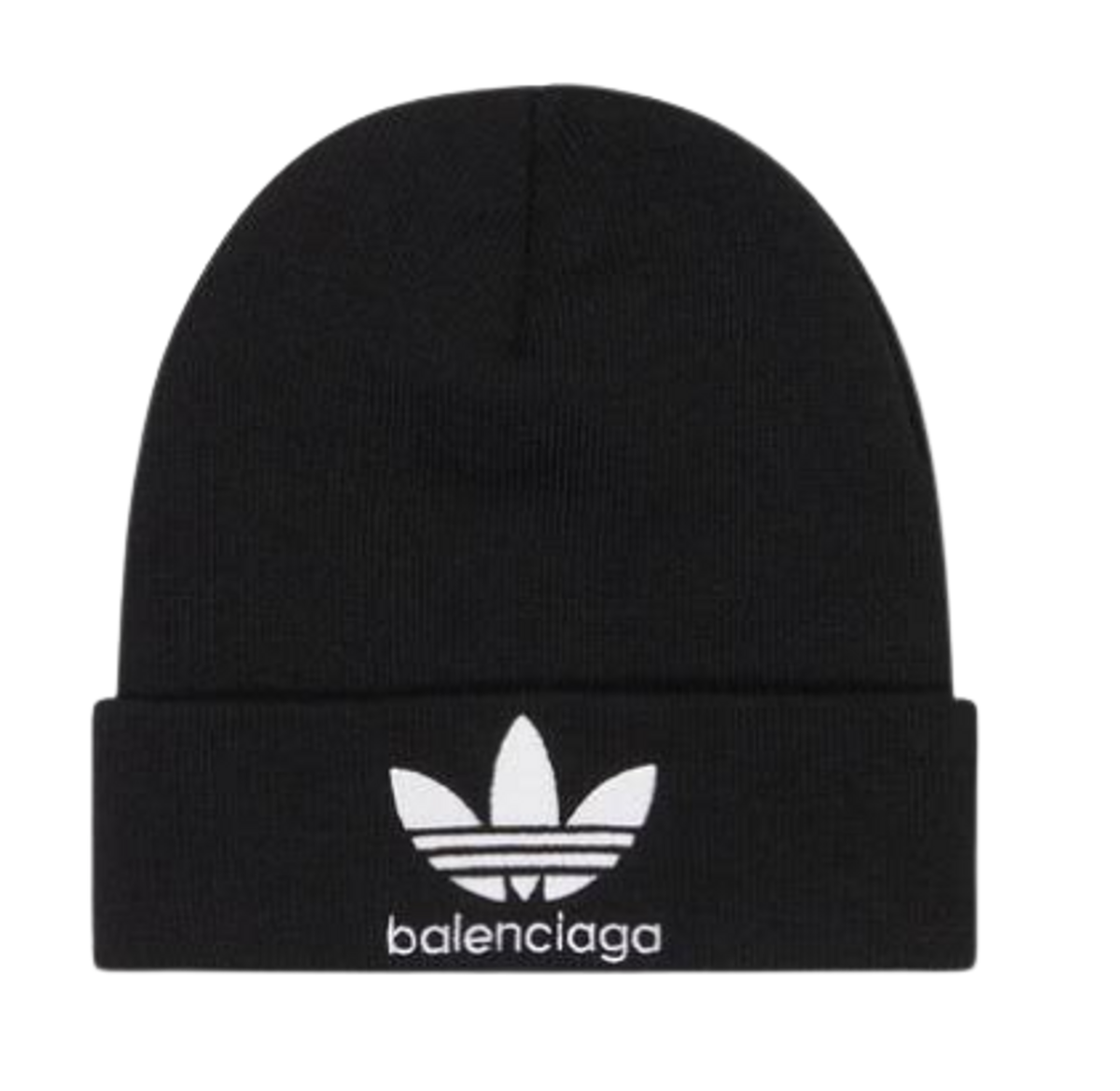 Adidas × Balenciaga Black Logo Beanie