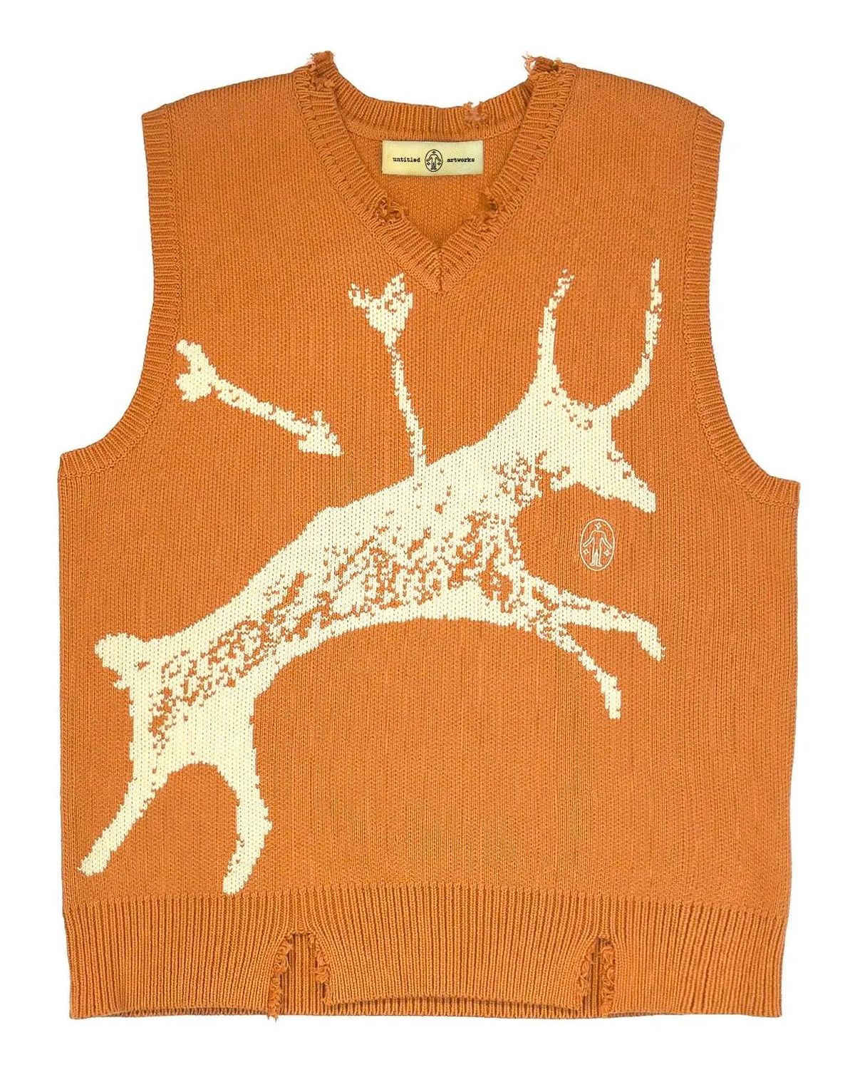 Untitled Artworks Prey Bronze Knit Vest