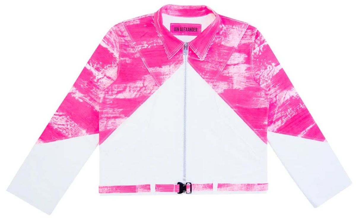 Ian Alexander Hand Painted With Vinyl Graphic Dream Jacket