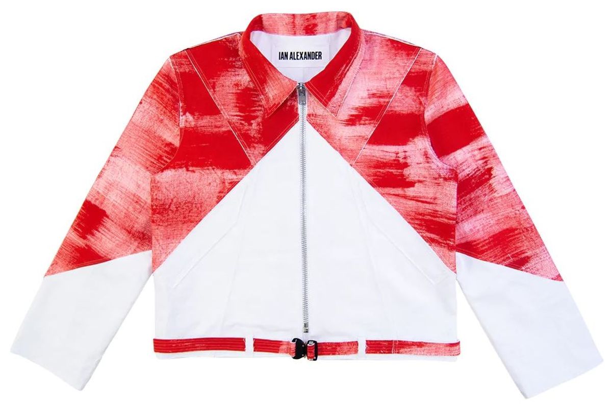 Ian Alexander Hand Painted With Vinyl Graphic Dream Jacket