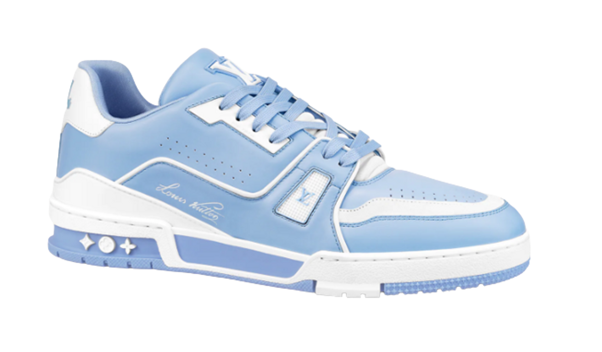 Louis Vuitton Trainer Blue Sneakers