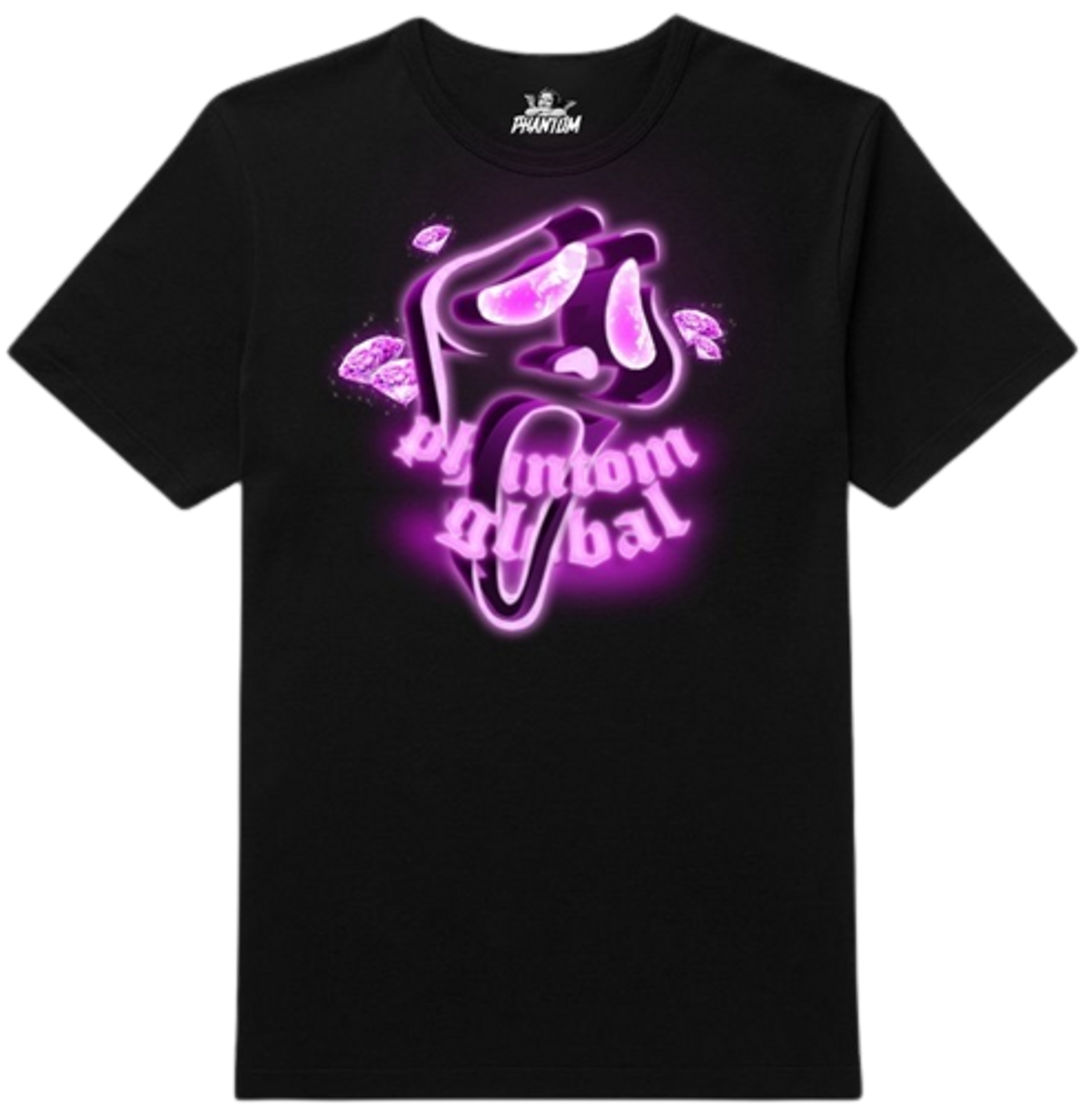 Phantom Global Black Purple Logo T-Shirt