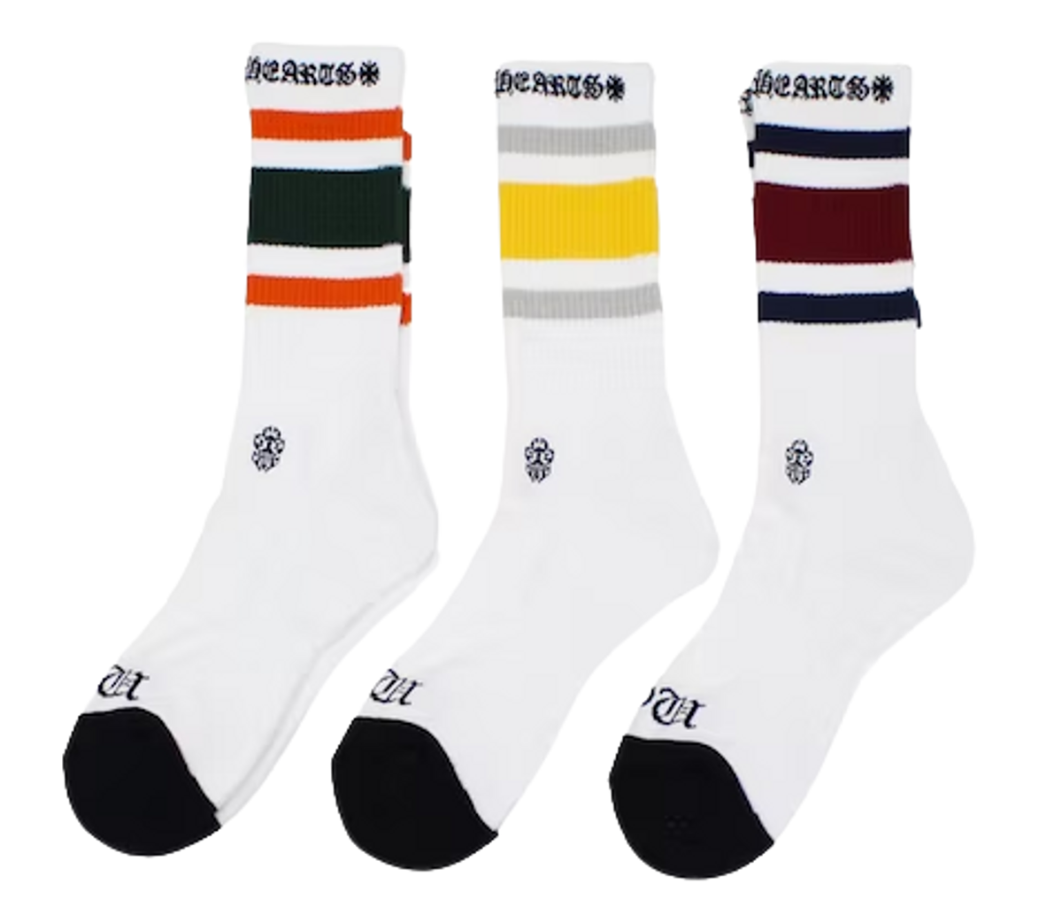 Chrome Hearts Miami Multi Socks (3 Pack)