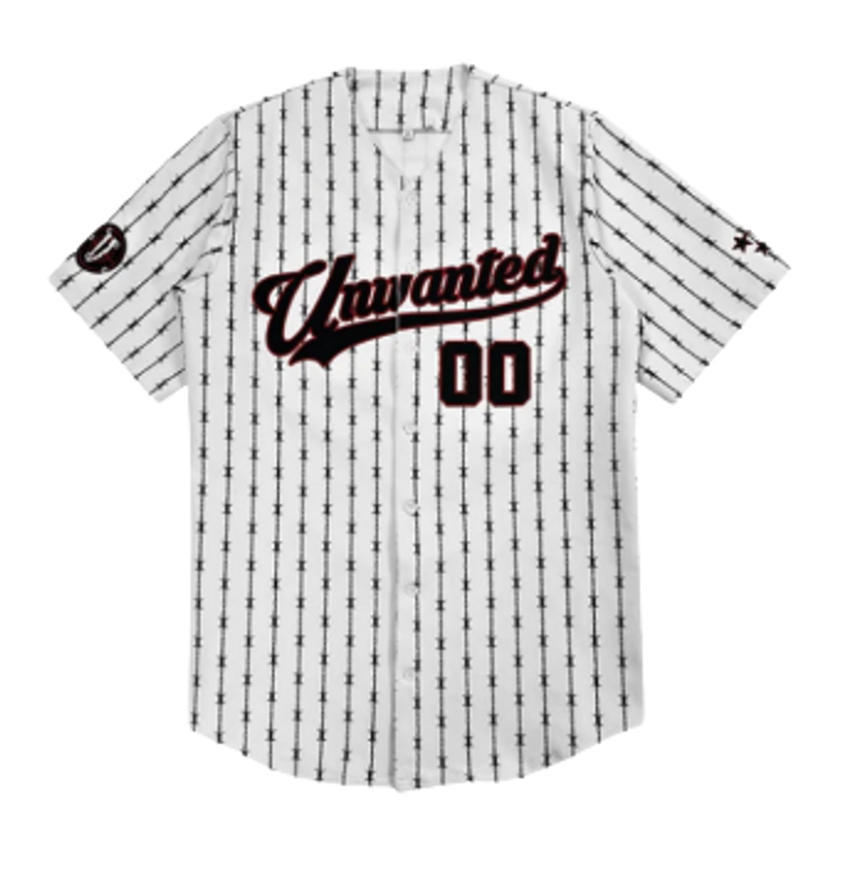 Unwanted Collection Barbwire Baseball Shirts