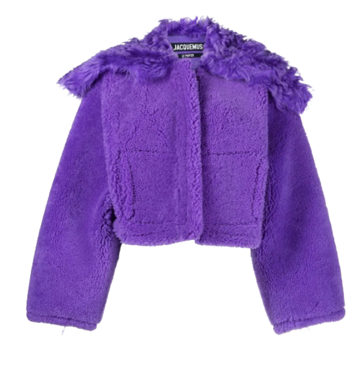Jacquemus Purple La Veste Piloni Shearling Jacket