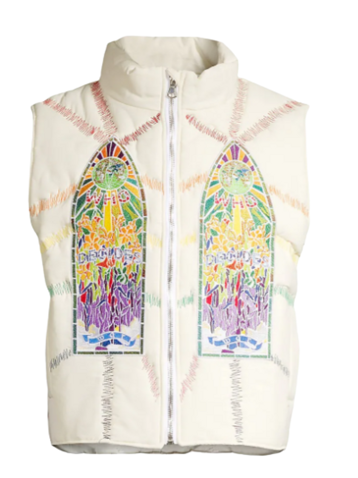 Who Decides War Off-White Cathedral Vest