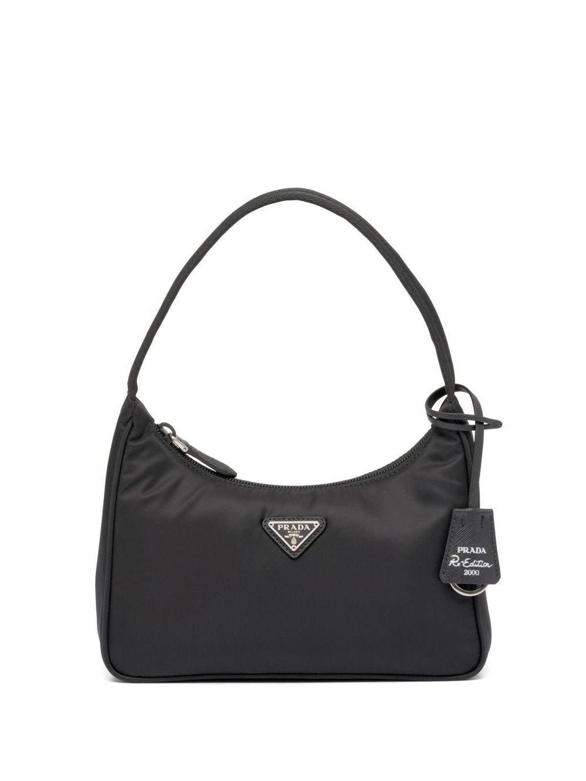 Prada Logo-plaque Mini Bag In Schwarz