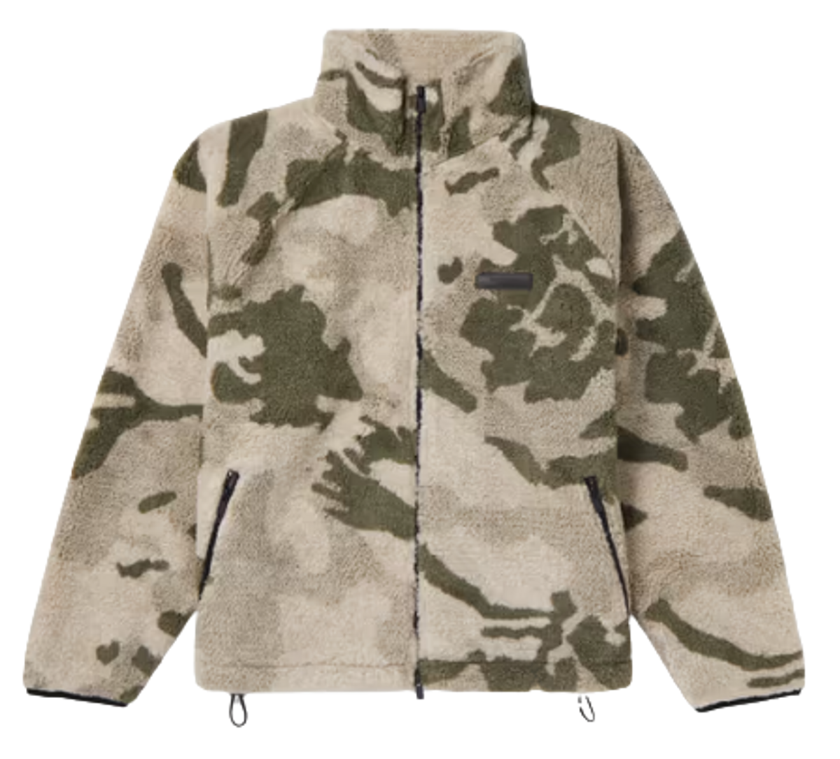 Fear of God Green Fleece Zip-up Sweatshirt