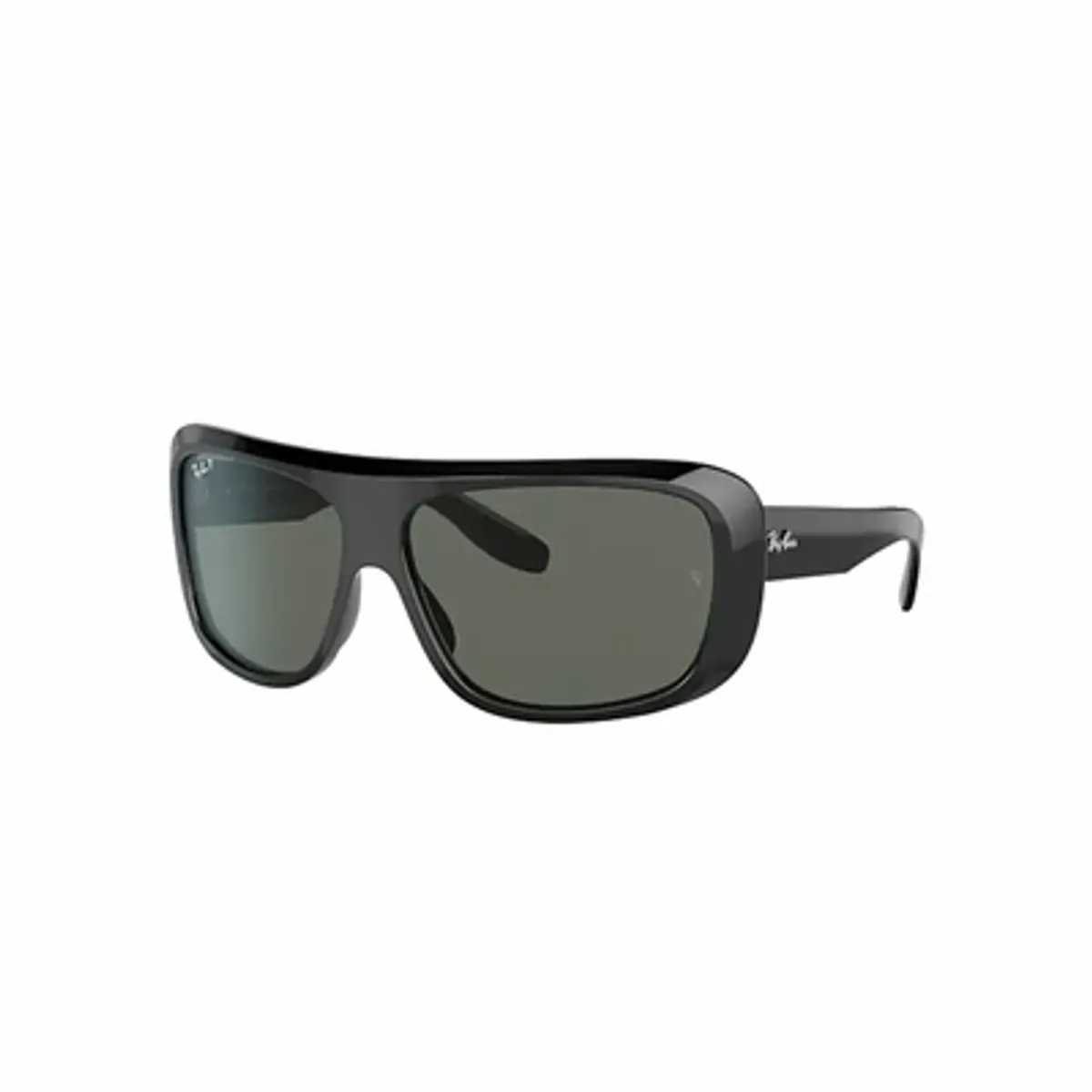 Ray-Ban Black Frame Green Lenses Blair Sunglasses
