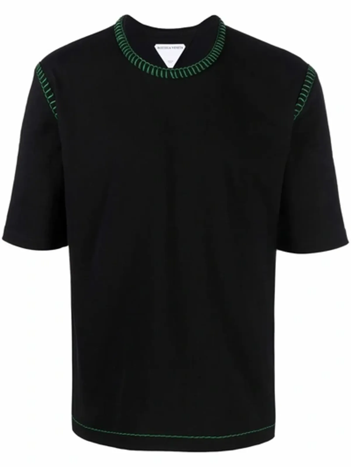 Bottega Veneta Black Cotton Jersey T-shirt