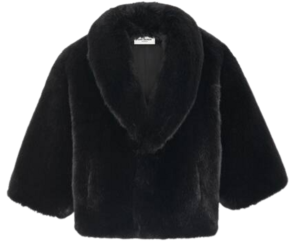 Yves Saint Laurent AnimalFree Fur ShawlCollar Coat WHAT’S ON THE STAR?