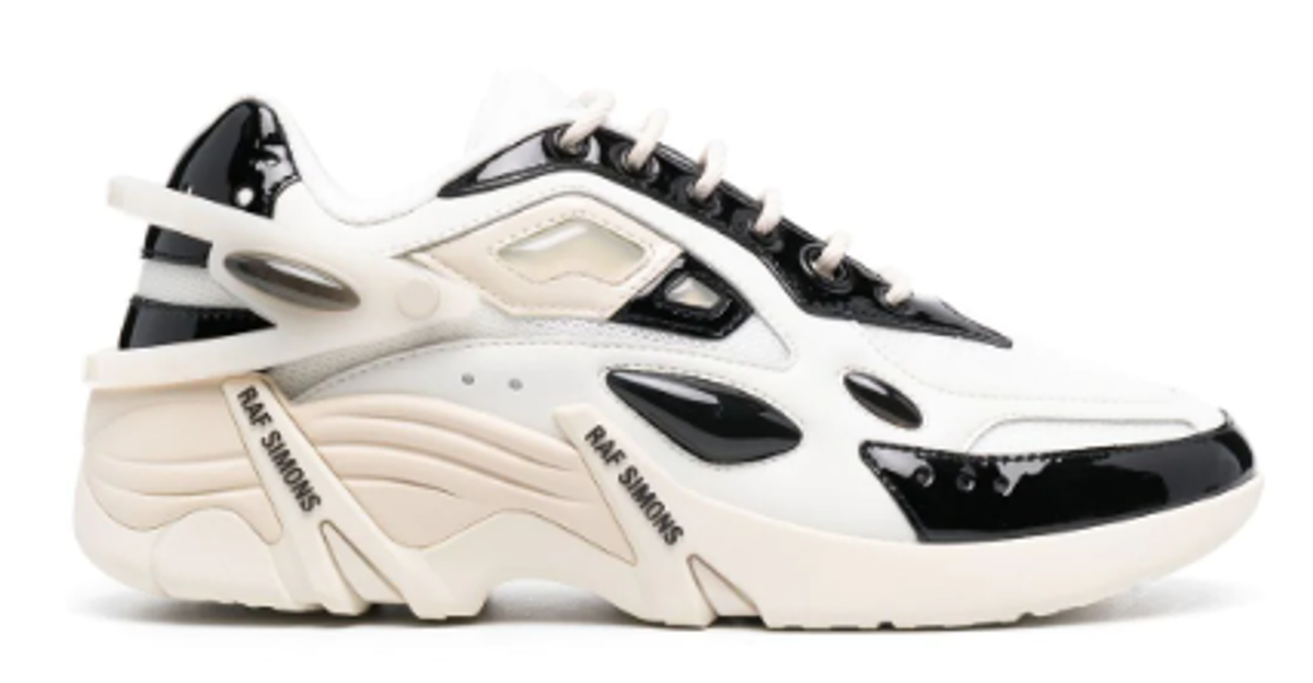 raf simons white sneakers