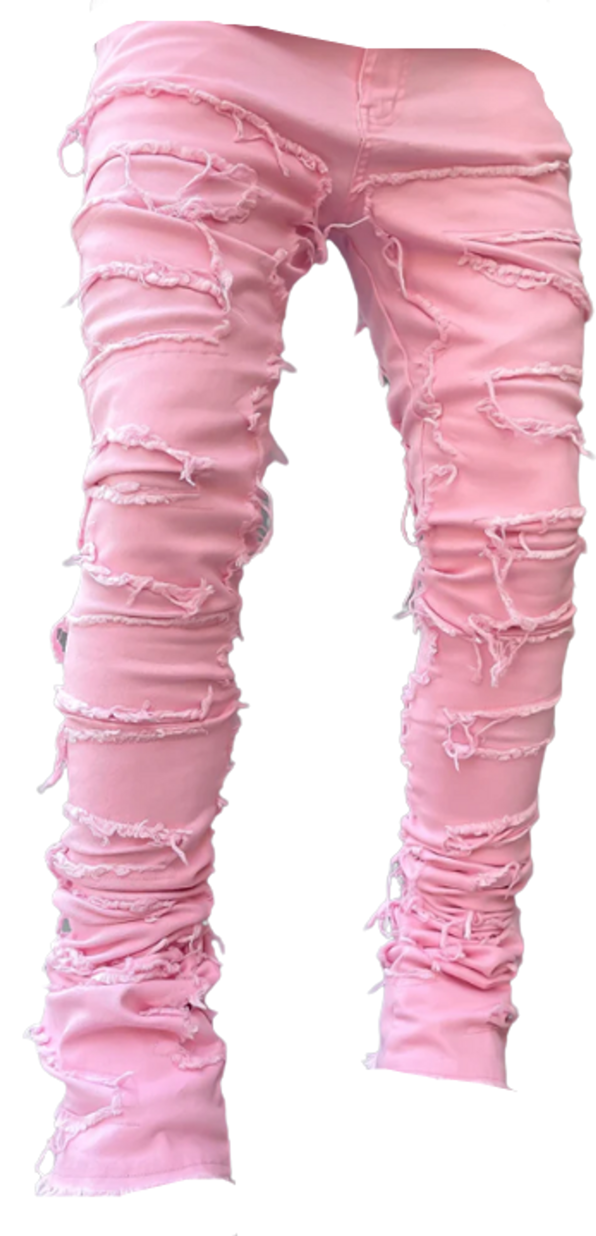Guapi French Rose Stacked Denim Pants | WHAT'S ON THE STAR?