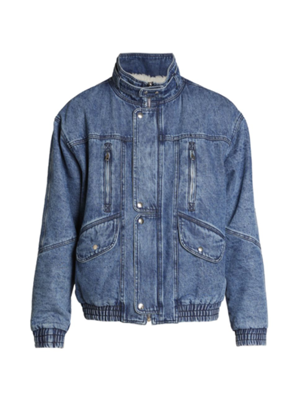 Isabel Marant Blue Jonas Pocket Denim Jacket