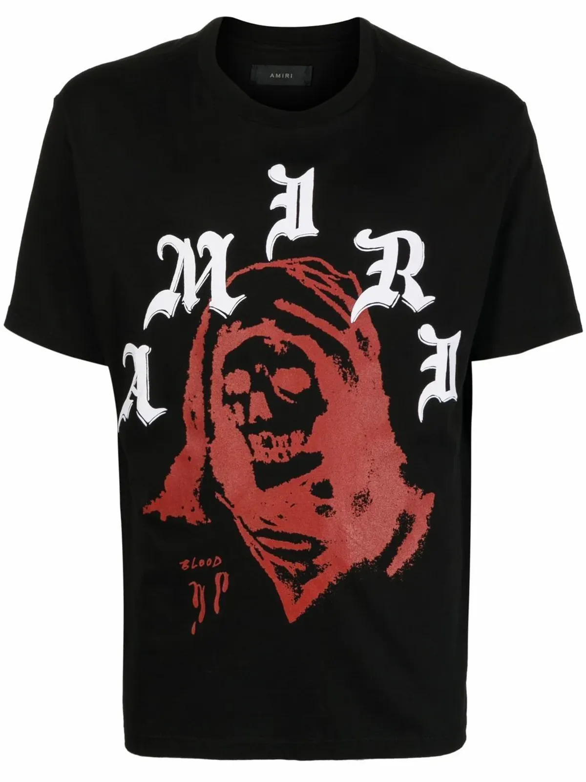Amiri × Wes Lang Solar Kings Logo-Print Cotton-Jersey Black T-Shirt