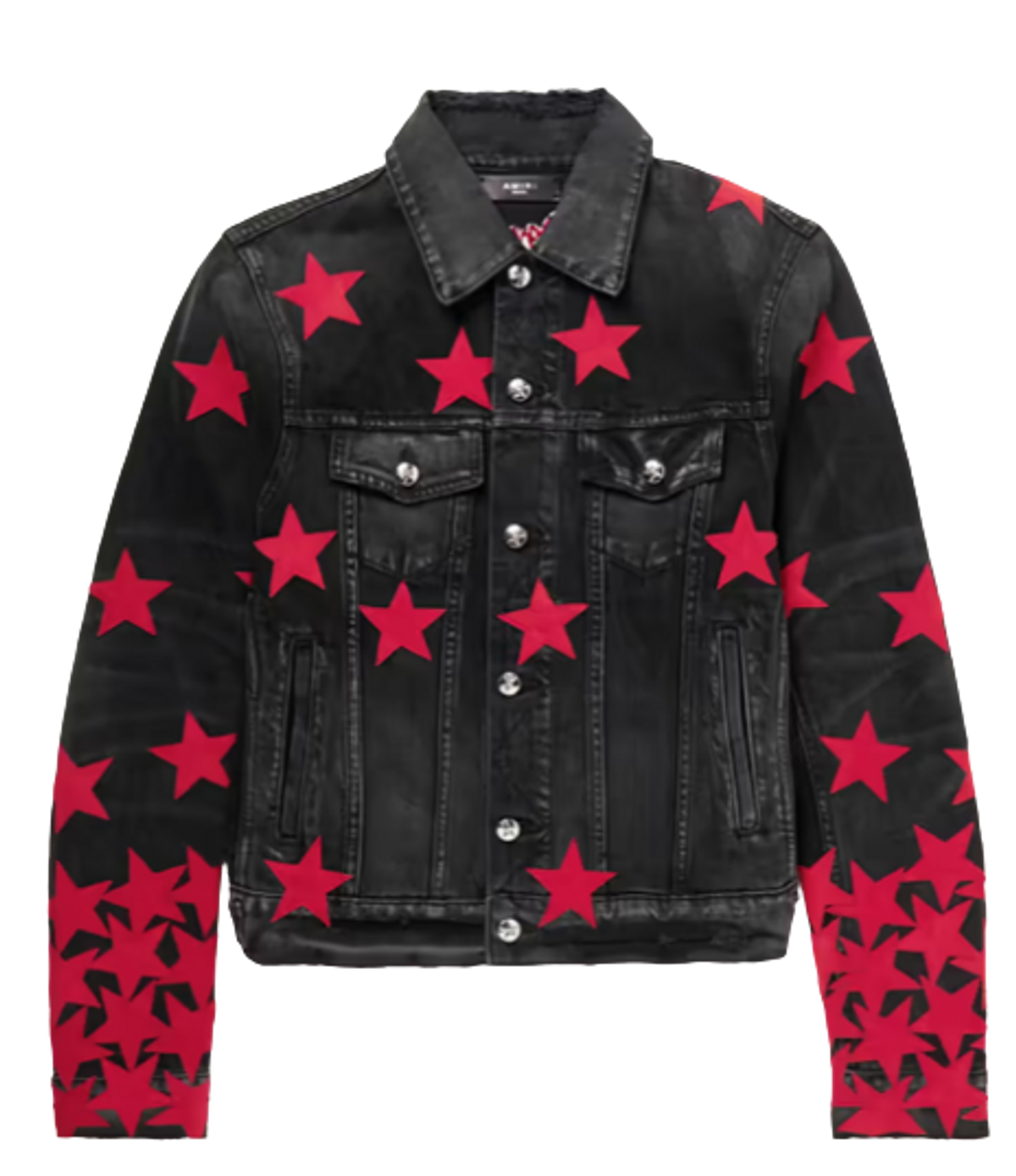 Amiri × Chemist Slim Fit Appliqued Denim Trucker Jacket