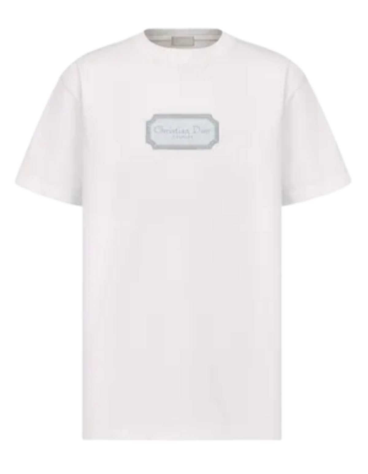 Dior White Organic Cotton Compact T-Shirt