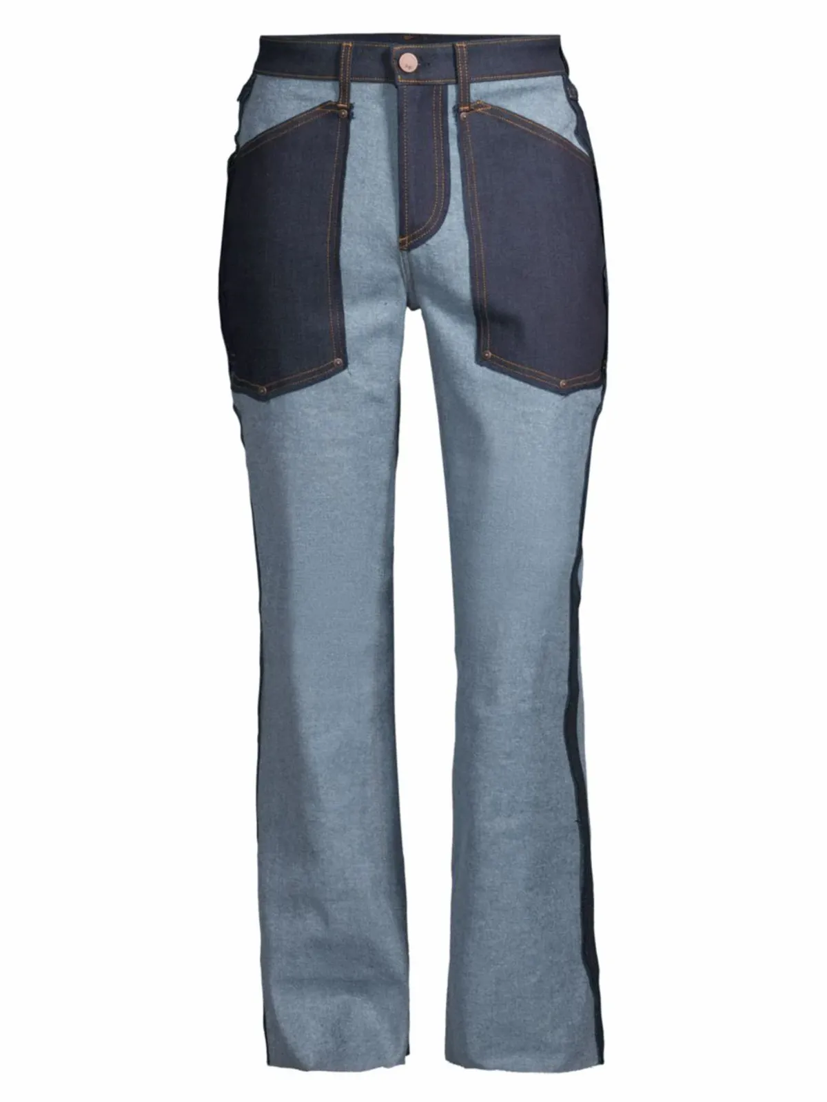 Monfrere × MVLA Two-Tone Indigo Denim Jeans