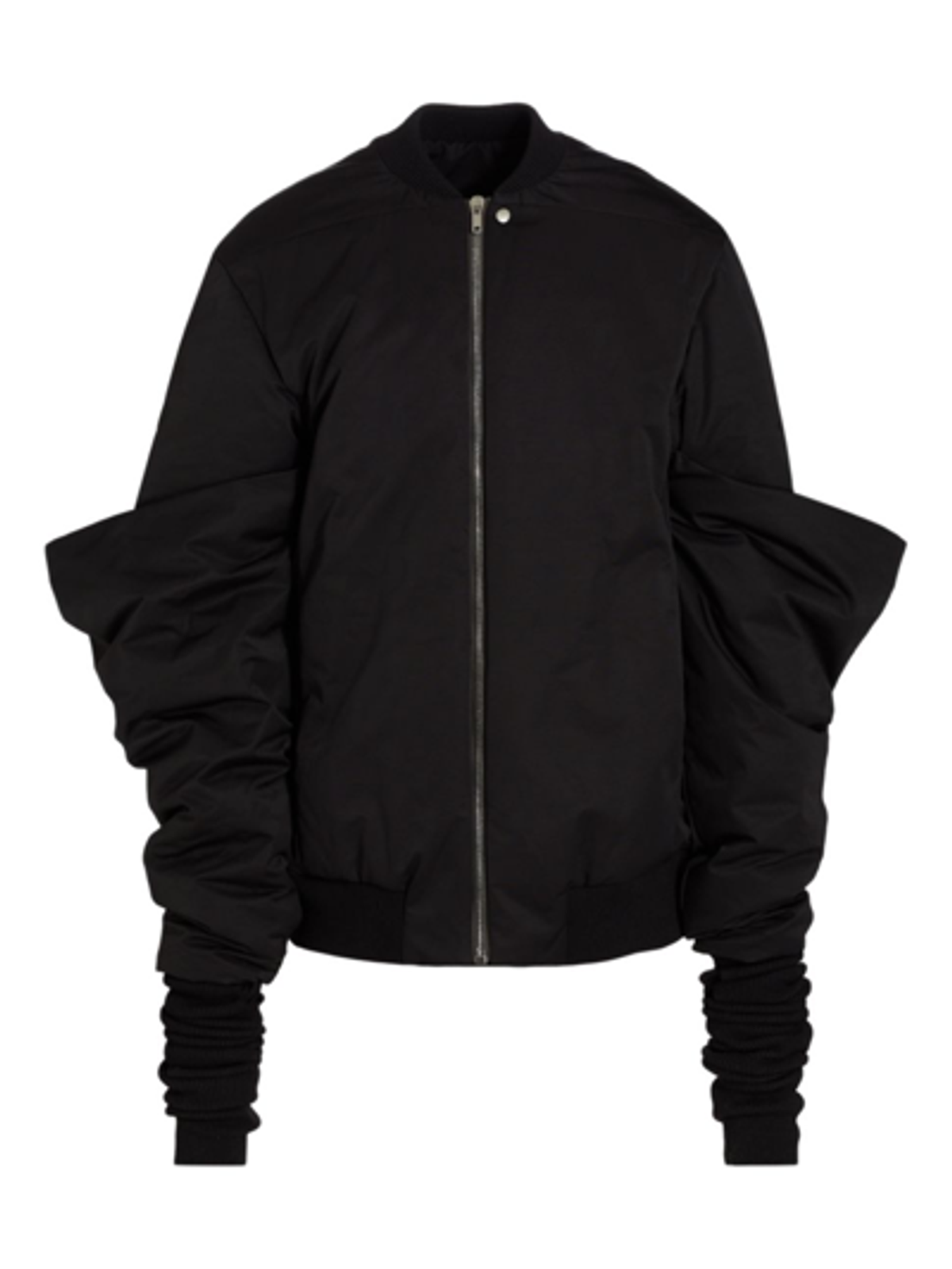 Rick Owens Gauntlet Bomber Black Jacket
