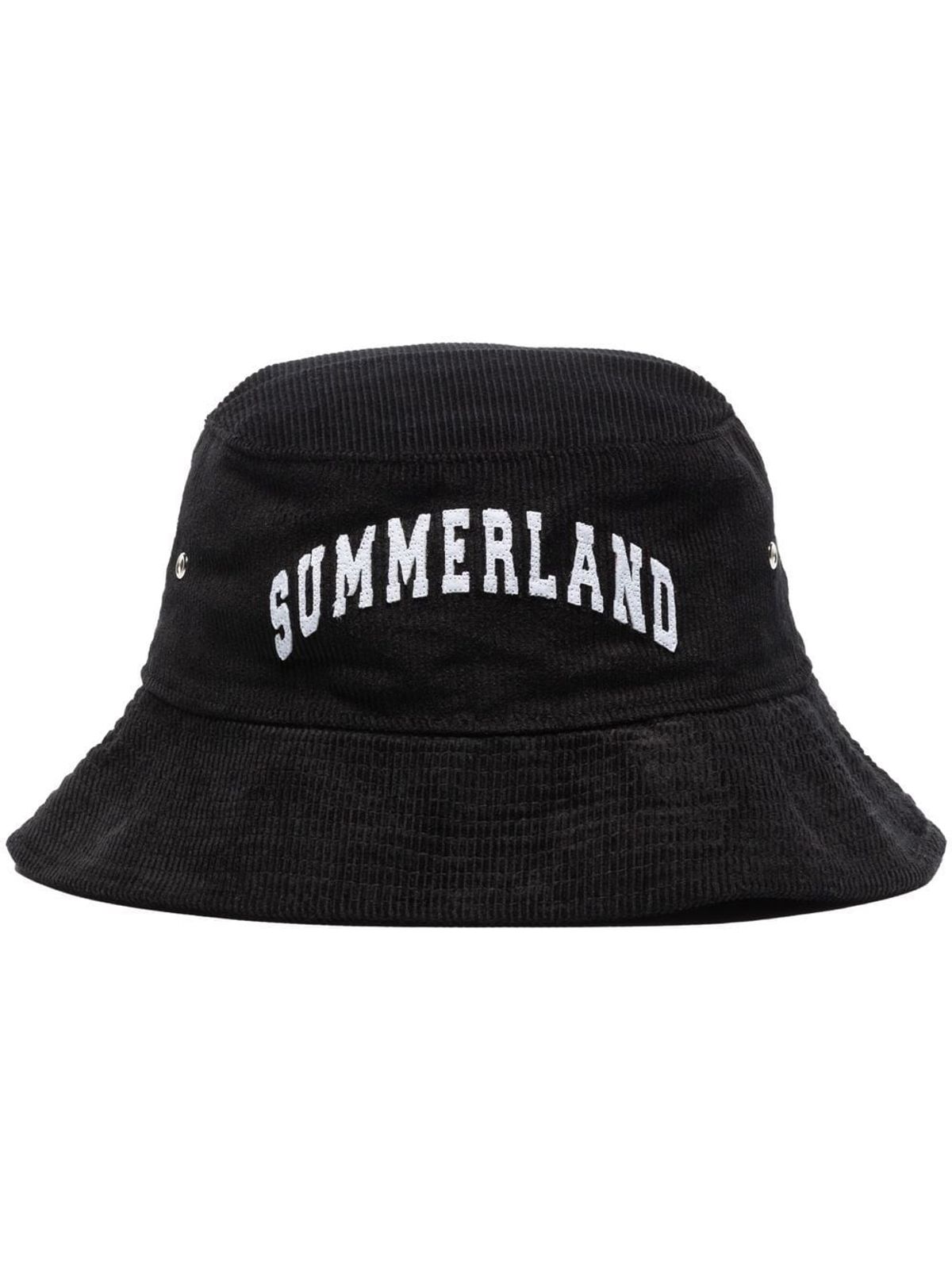 Nahmias Black Summerland Corduroy Bucket Hat