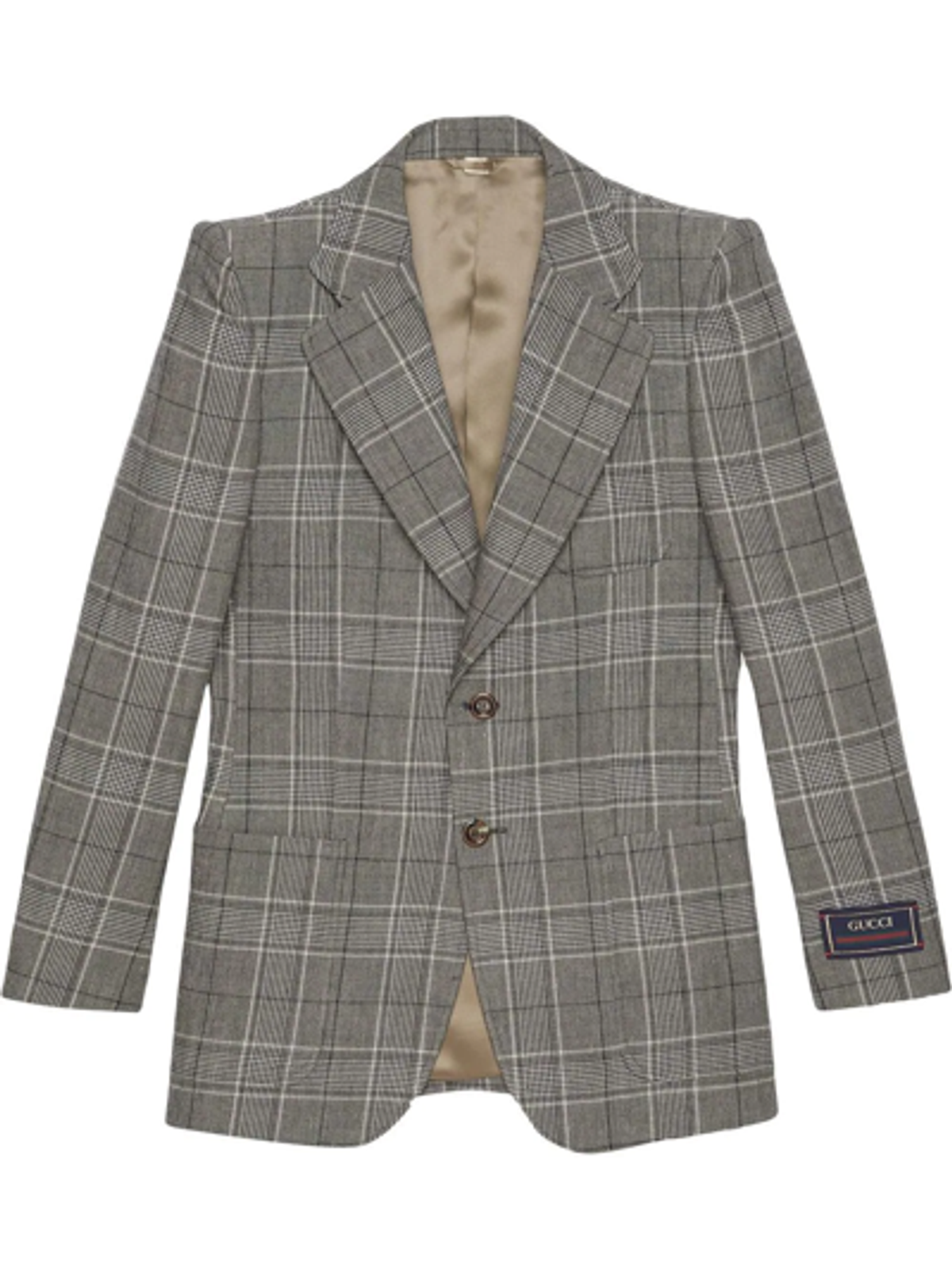 Gucci Prince Of Wales Check Patterned Blazer
