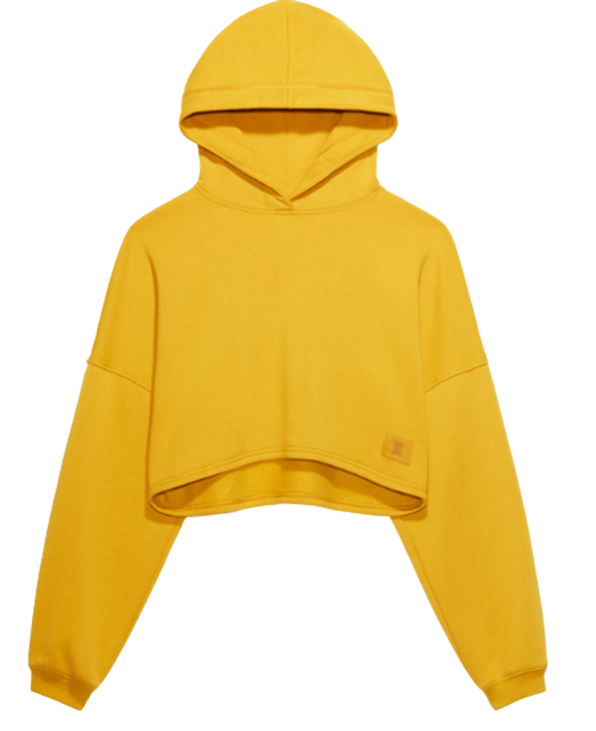 Savage X Fenty Xssential Crop Yellow Hoodie