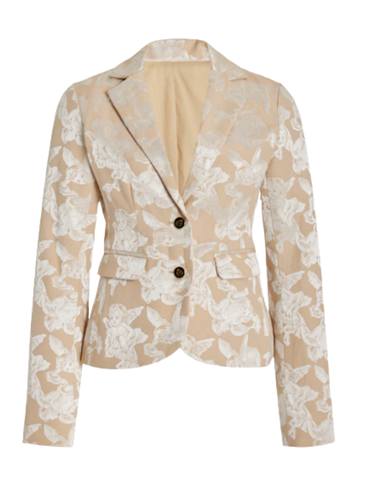 House of Aama Cherub Blazer-Tan Jacket
