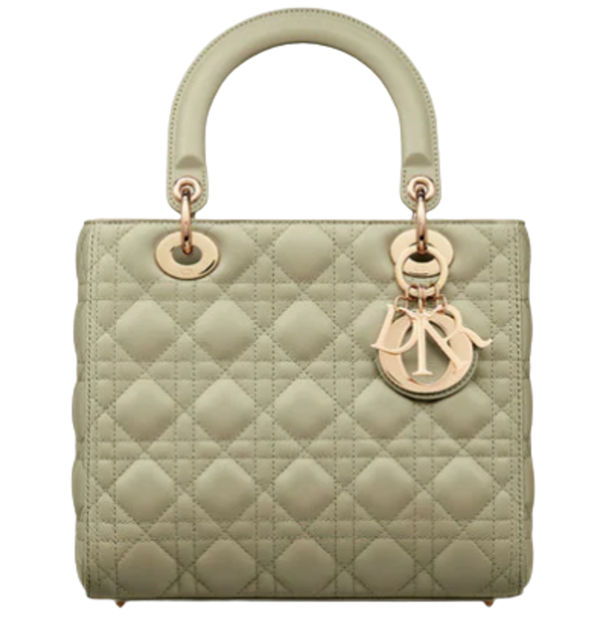 Dior Sage Green Cannage Lambskin Bag WHAT’S ON THE STAR?