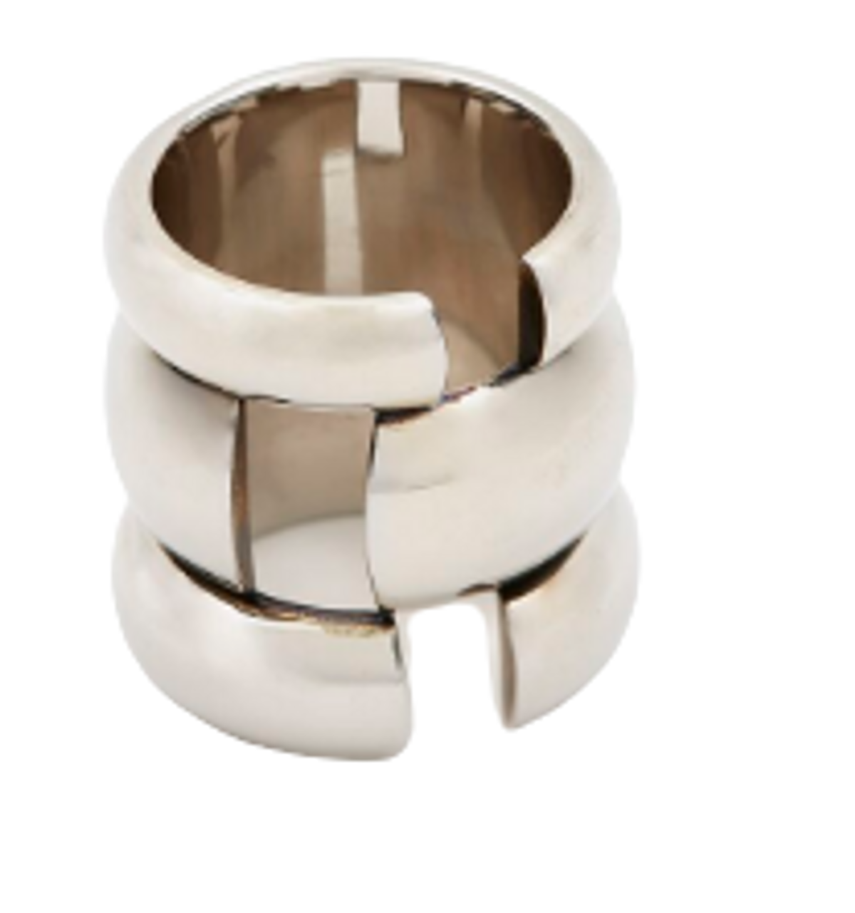 Alexander McQueen Broken Antique Silver Ring