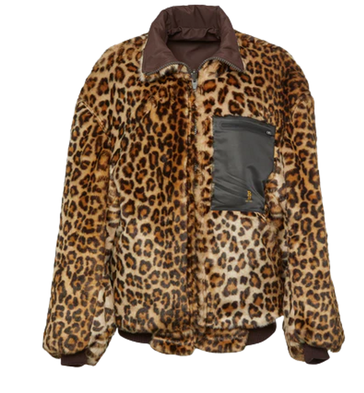 R13 Oversized Reversible Zip Up Jacket