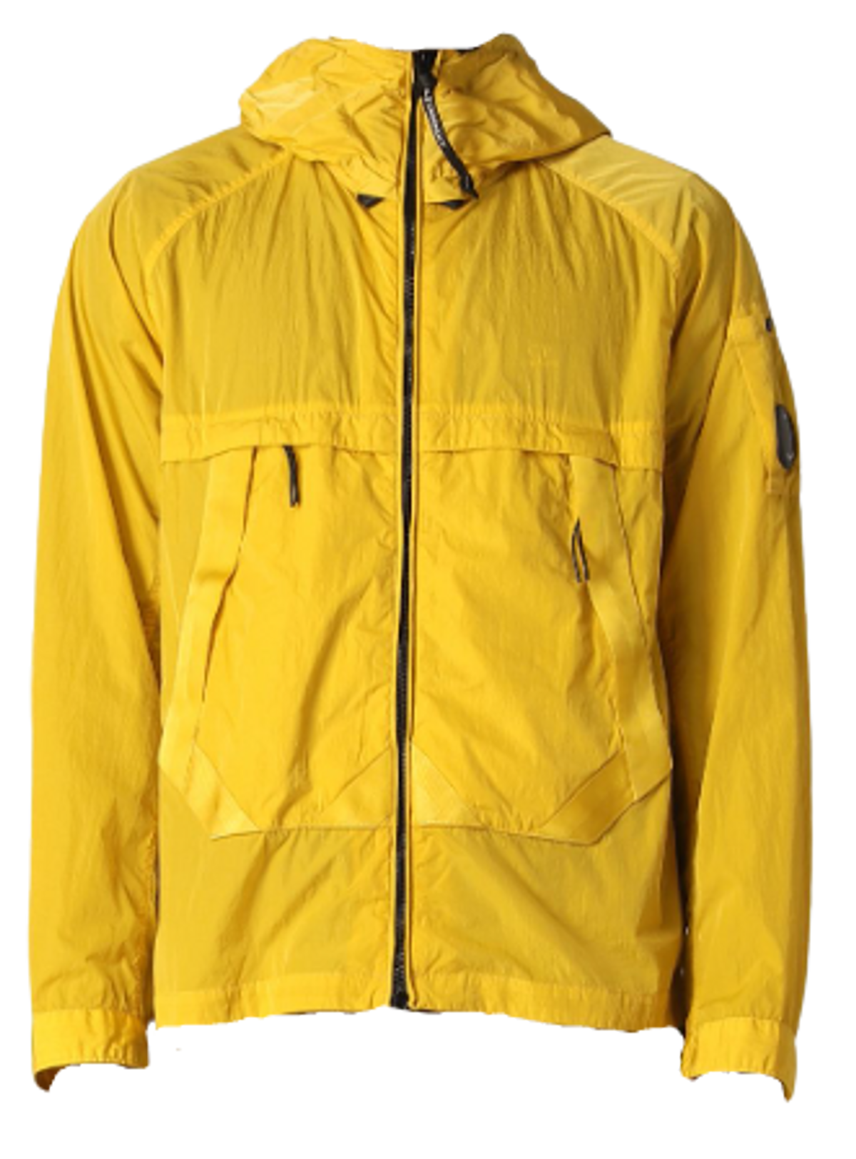 C.P. Company Yellow Chrome Relaxed-Fit Shell Hooded Jacket