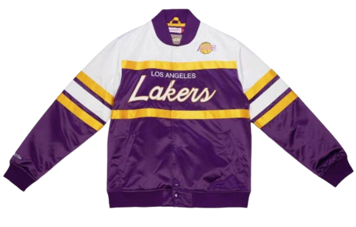 Mitchell & Ness Los Angeles Lakers Heavyweight Satin Jacket