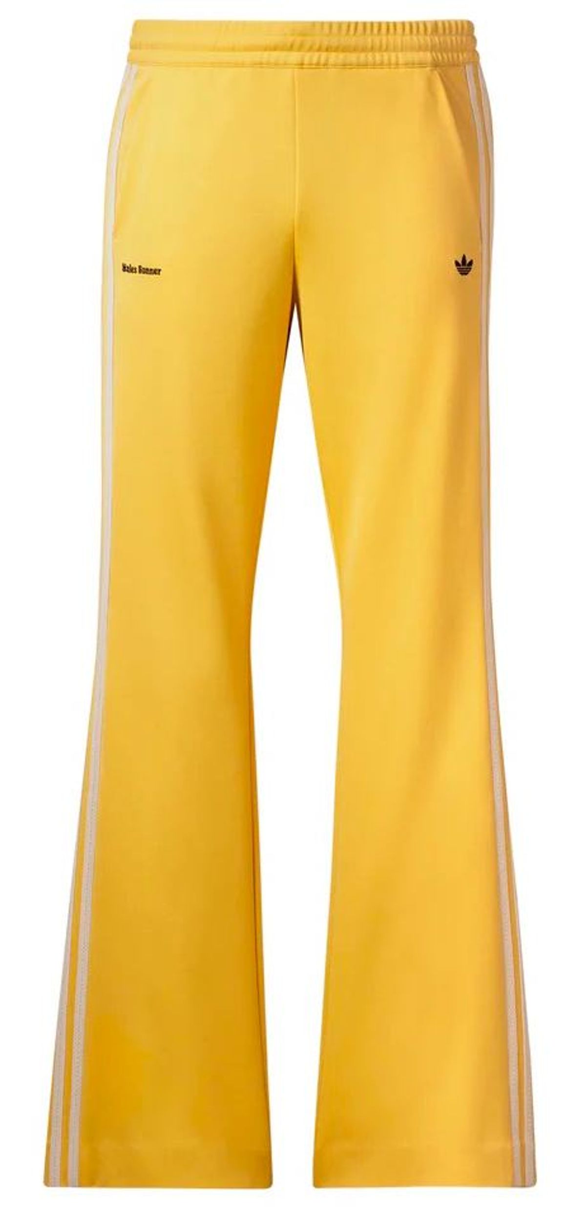 Adidas × Wales Bonner 80S Straight-leg Striped Tech-Jersey Yellow/Brown Track Pants
