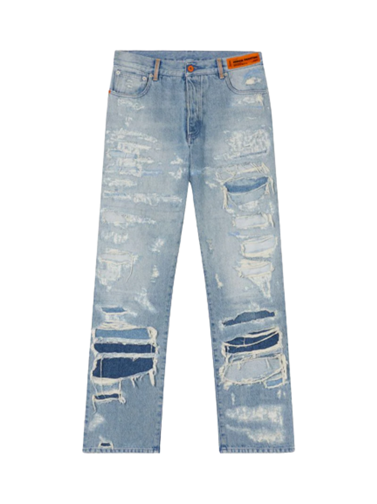 Heron Preston Super Distressed Reg 5Pockets Jeans