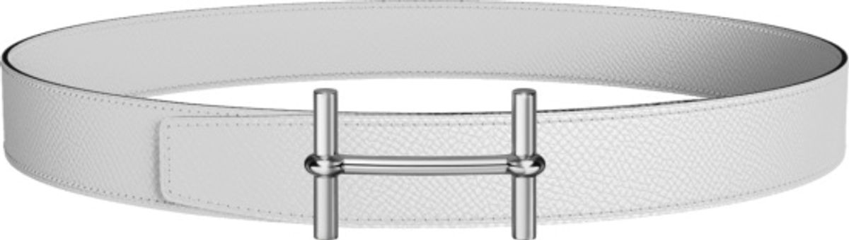 Hermes H dAncre belt buckle & Reversible leather strap 32 mm