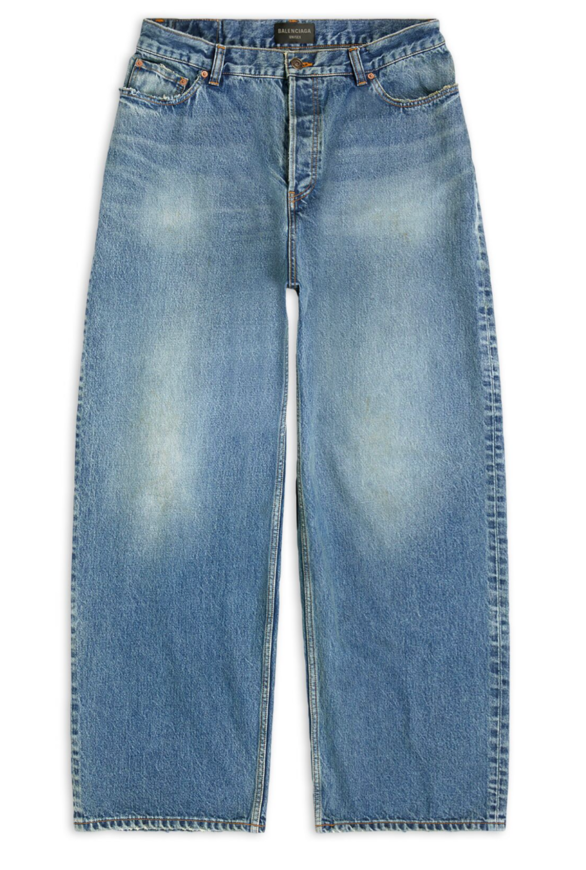Balenciaga Large Baggy Blue Jeans
