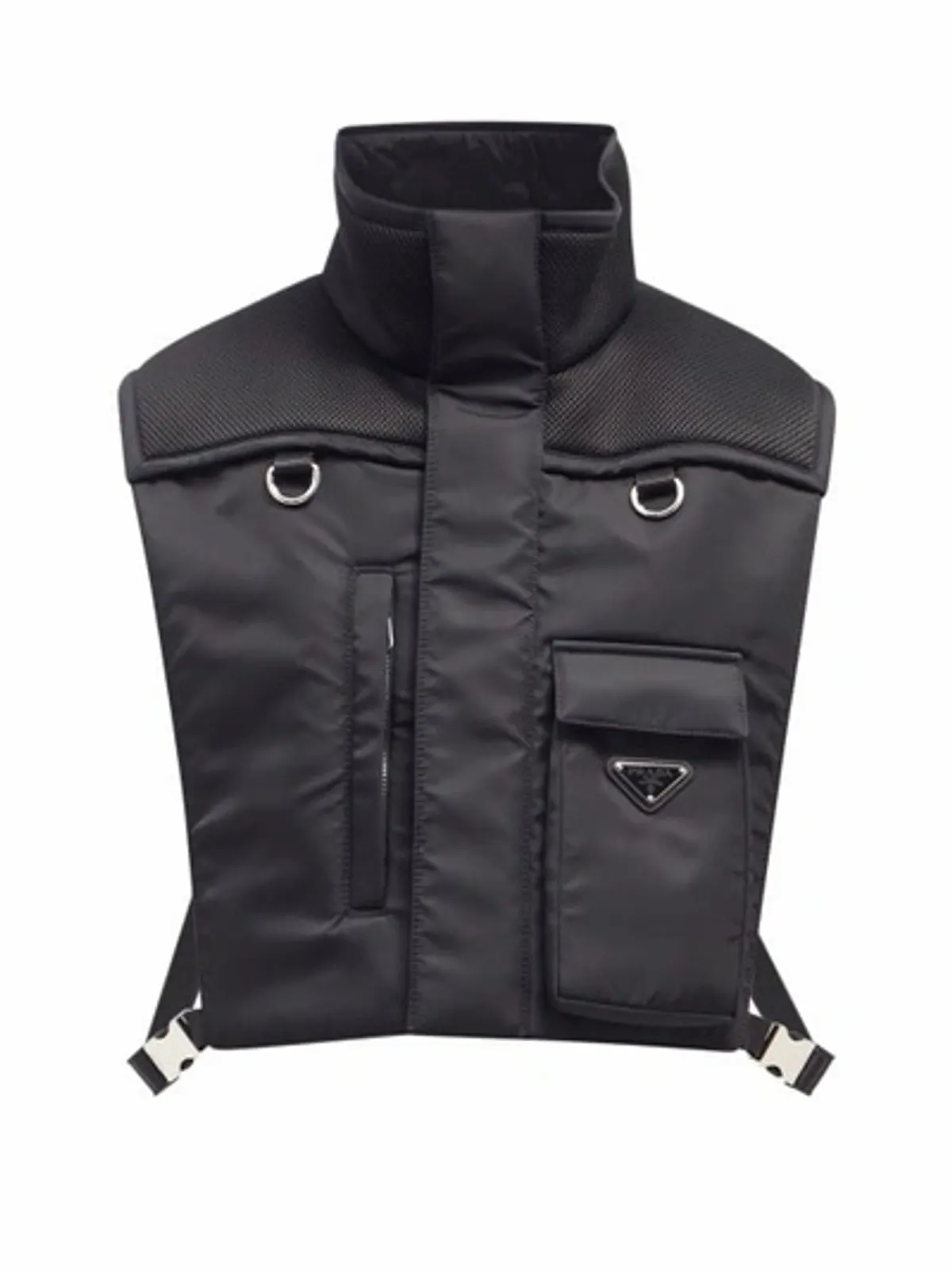 Prada Logo-plaque Harness-strap Re-Nylon Gilet