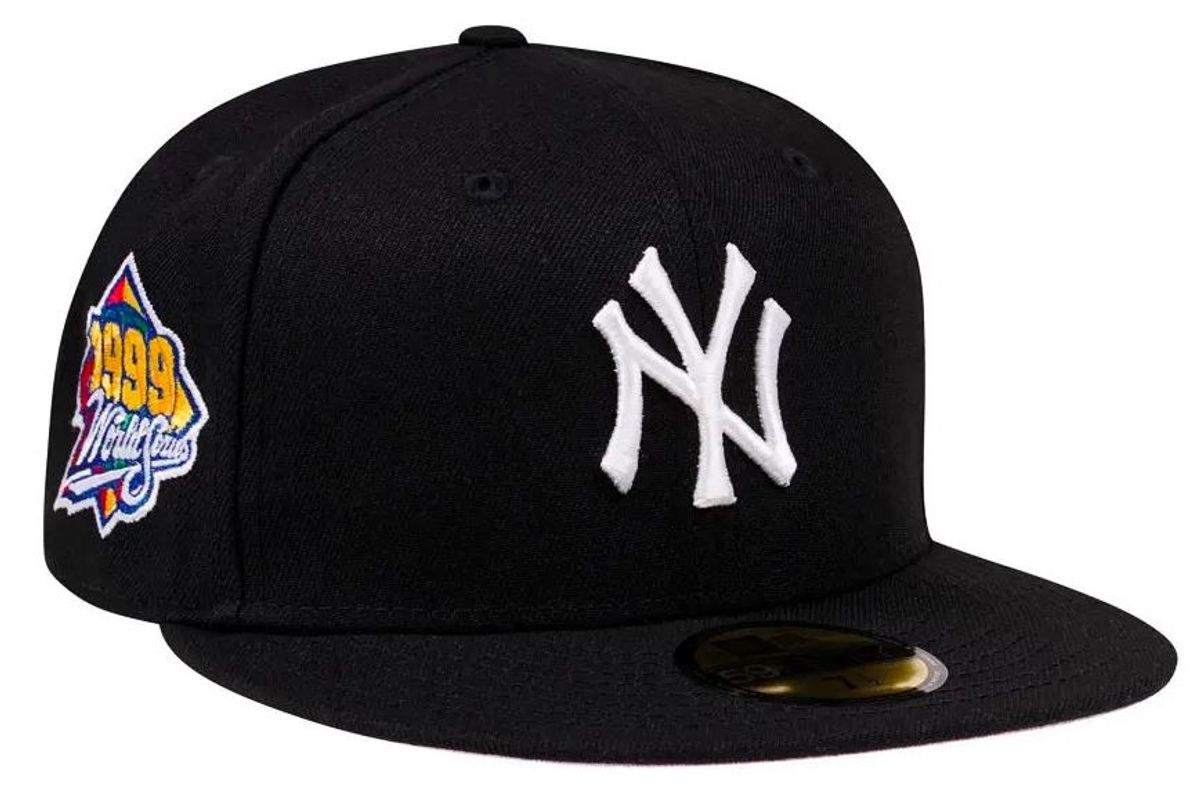 New Era New York Yankees World Series 1999 Black And Pink Edition 59Fifty Fitted Cap