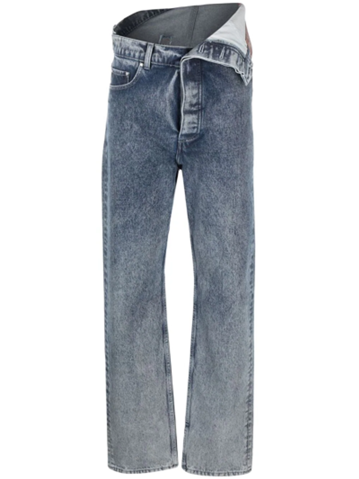 Y/Project Asymmetric-waist Straight-leg Jeans