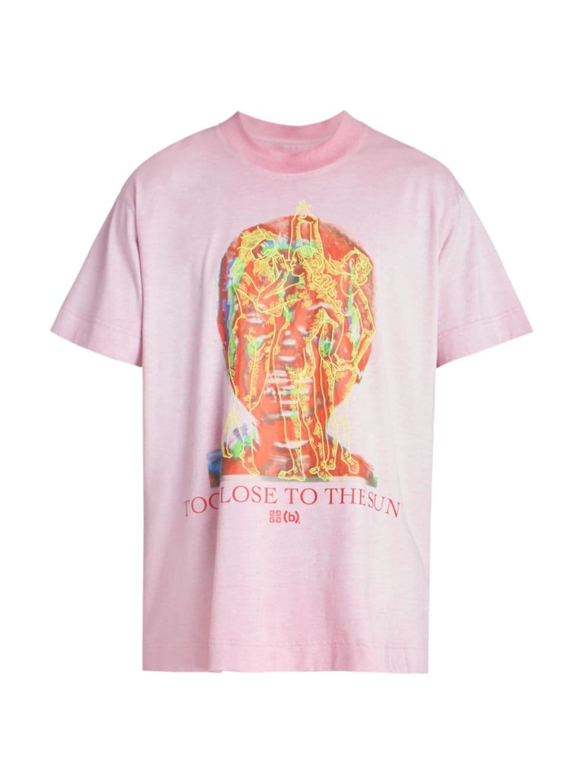 Givenchy × Bstroy Bright Pink Too Close To The Sun T-shirt