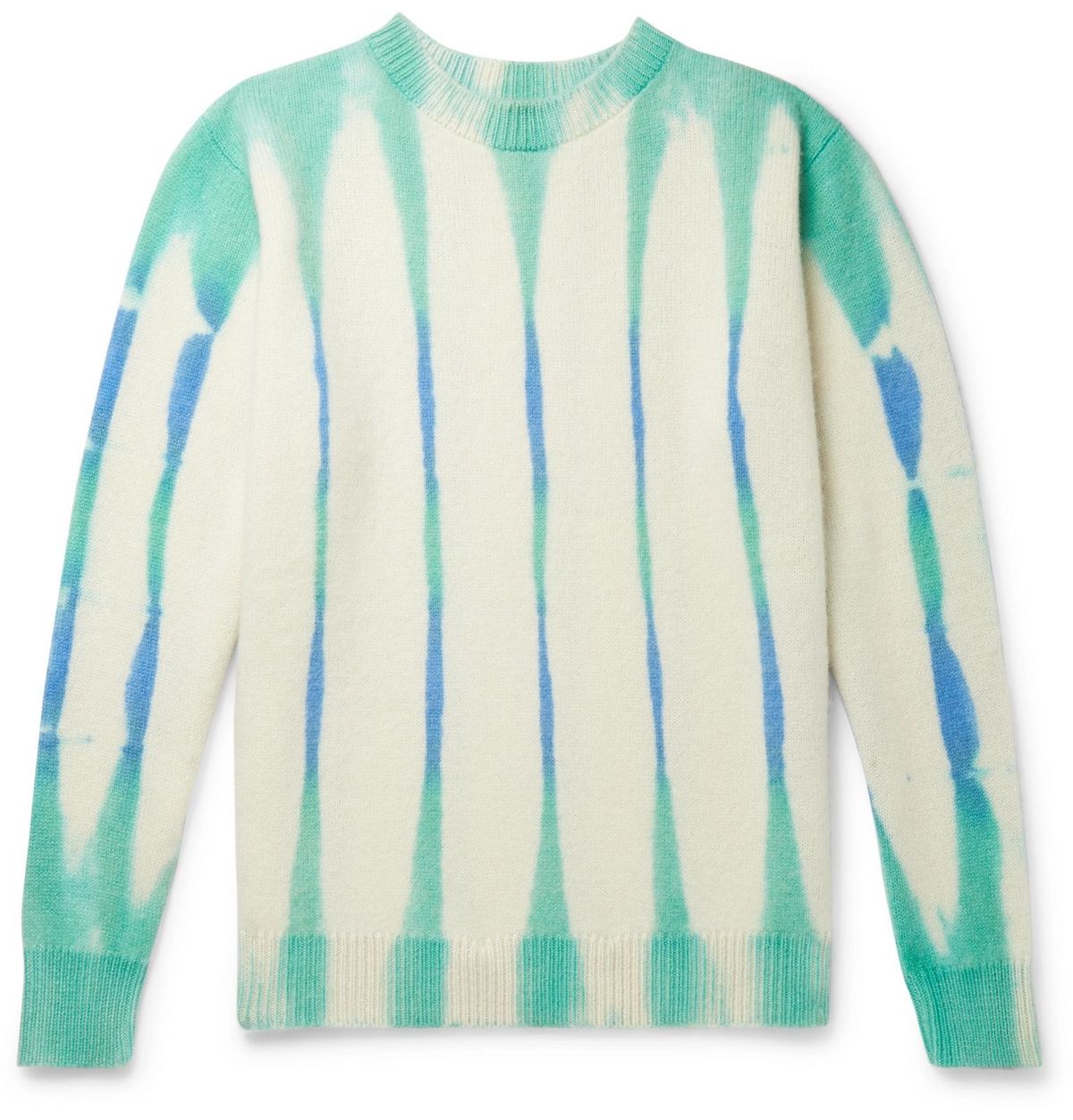 The Elder Statesman Beetle Tie-Dyed Cashmere Sweater